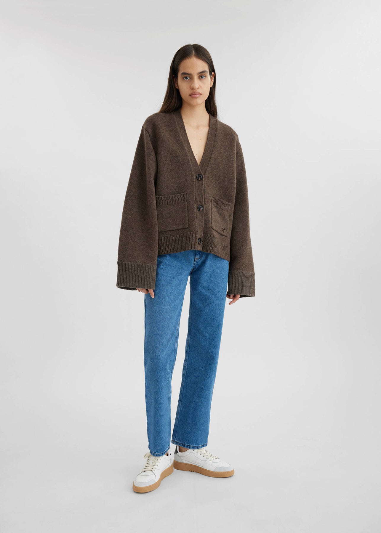 Memory Relaxed Cardigan - Brown