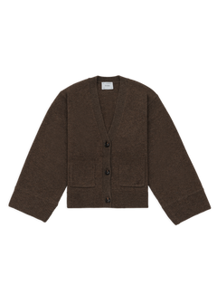 Memory Relaxed Cardigan - Brown