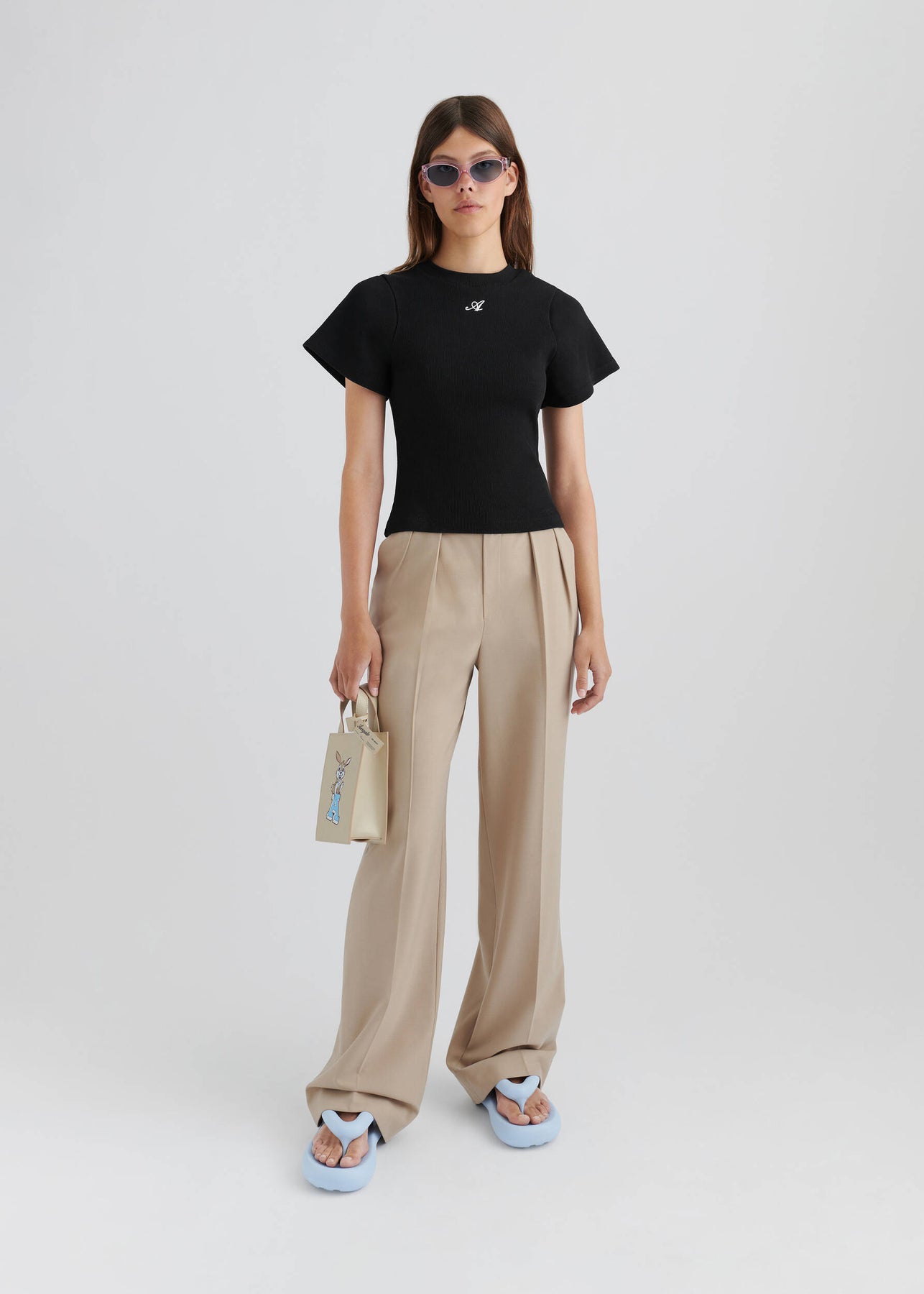 Script A T-Shirt - Black