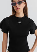 Script A T-Shirt - Black