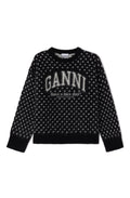 Heavy Brushed Alpaca Oversized Sweater - Svart