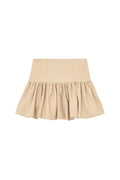Double Cotton Mini Skirt - Warm Sand