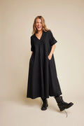 Eva Wool Dress - Antracite