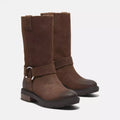 Brimfield Tall Pull On Boot - Dk Brn Suede
