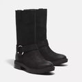 Brimfield Tall Pull On Boot - Svart Mocka