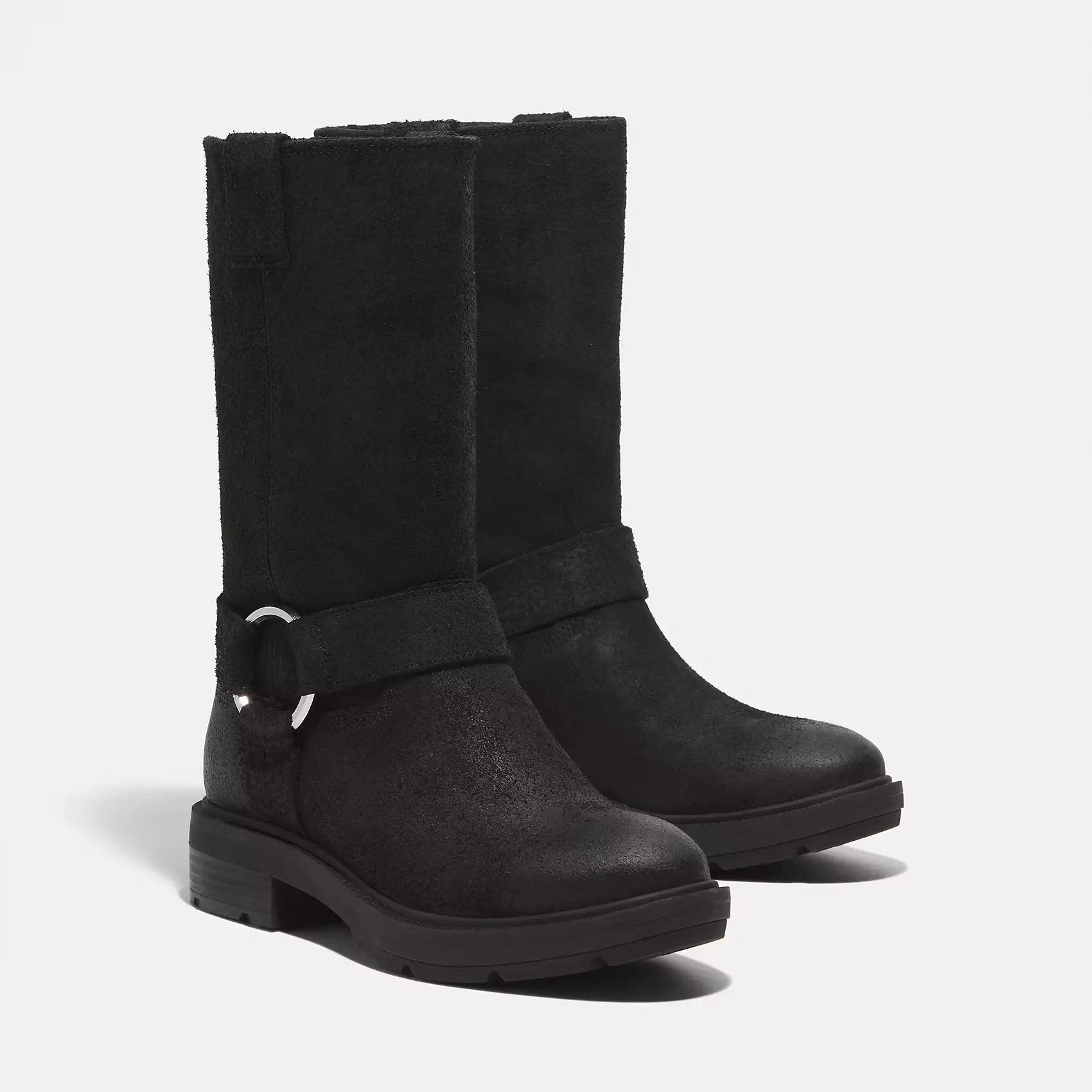 Brimfield Tall Pull On Boot - Svart Mocka