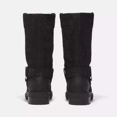 Brimfield Tall Pull On Boot - Blk Suede
