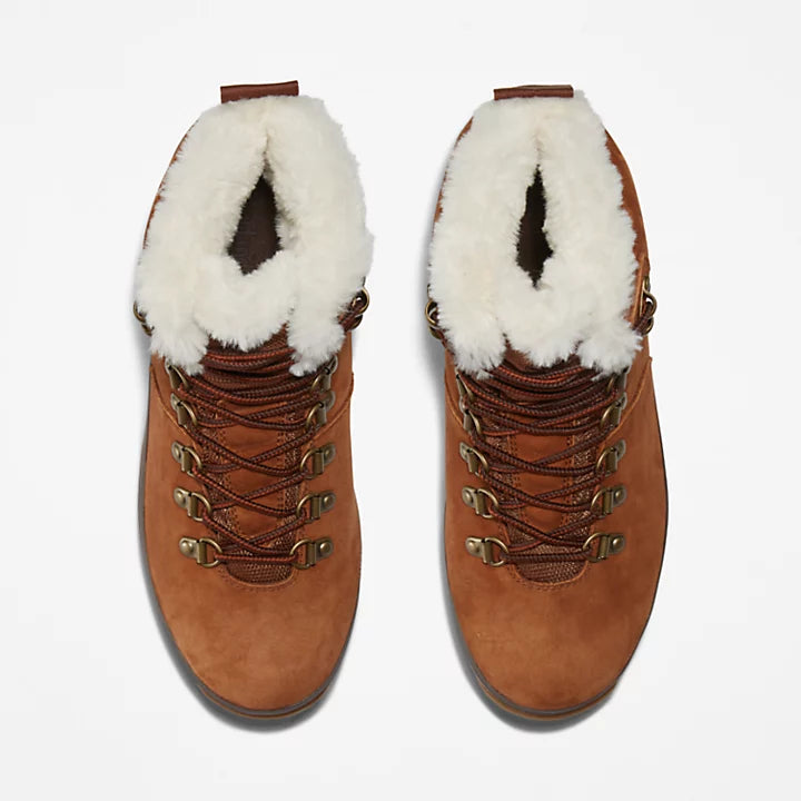Euro Hiker Waterproof Fur-Lined Boot - Saddle Nubuck