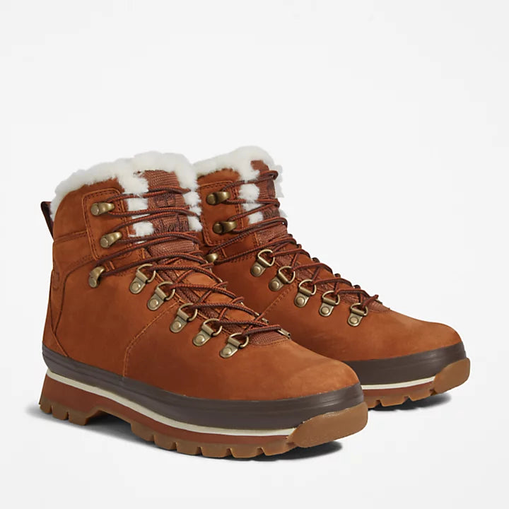 Euro Hiker Waterproof Fur-Lined Boot - Saddle Nubuck