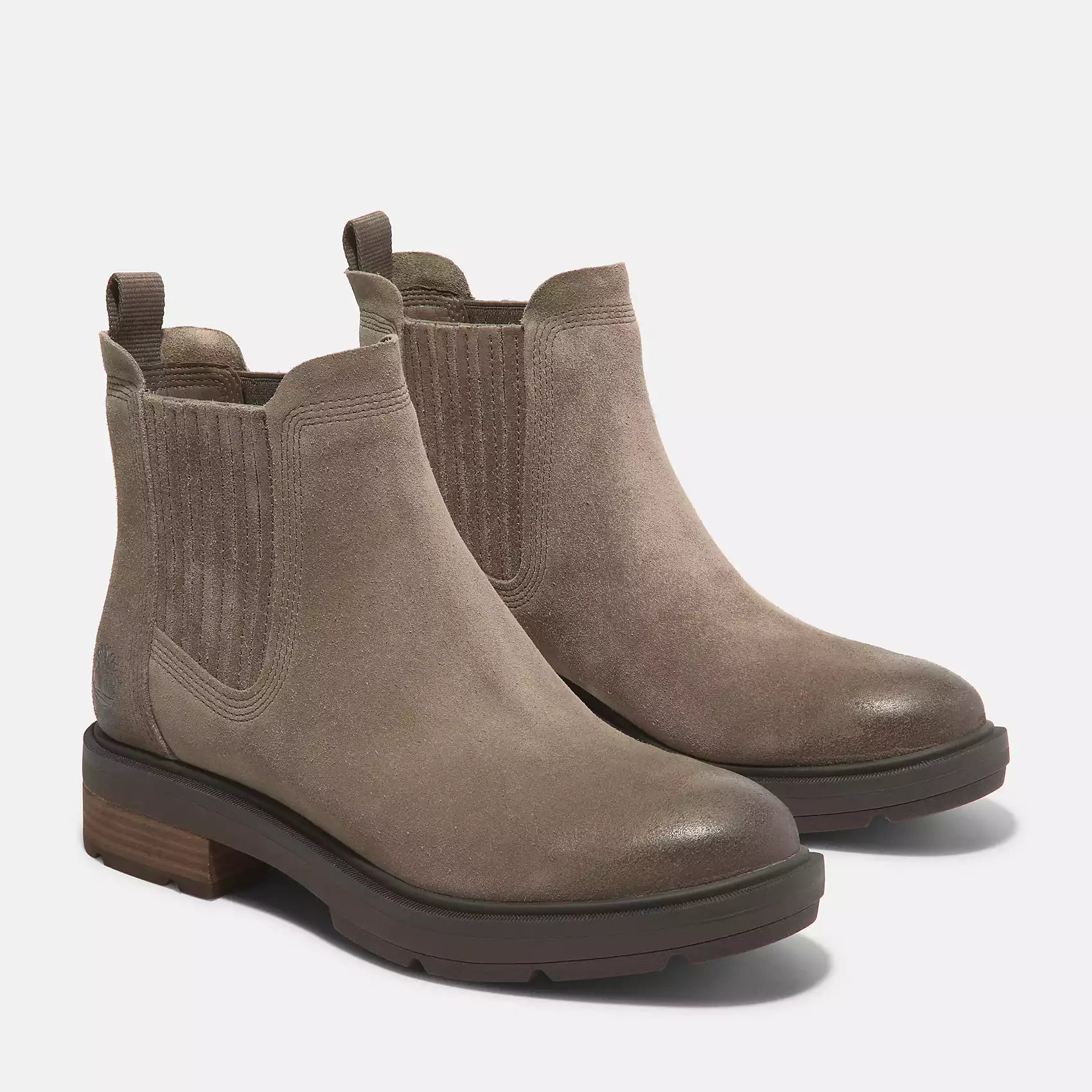 Brimfield Mid Chelsea Boot - Md Brown Suede