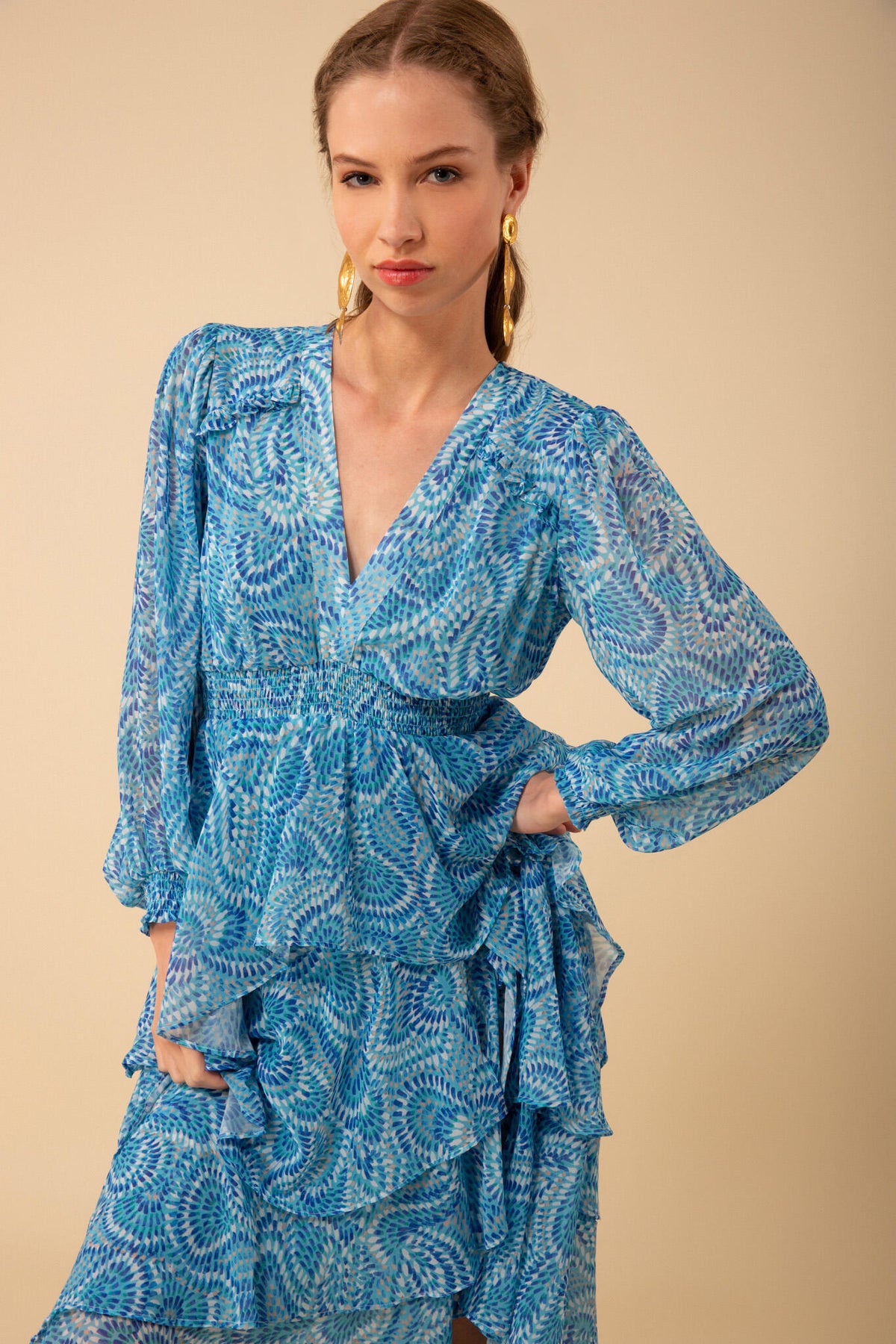 Amaya Dress - Blue