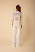 Ryleigh Silk Blouse - Light Blue