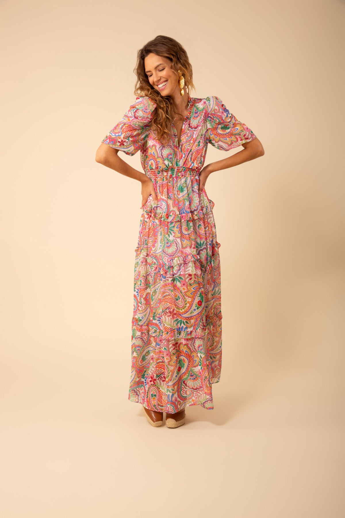 Rosalie Long Dress - Pink