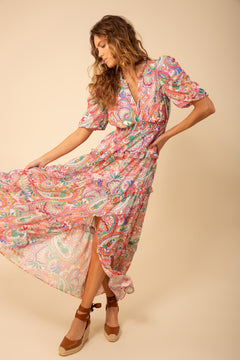 Rosalie Long Dress - Pink