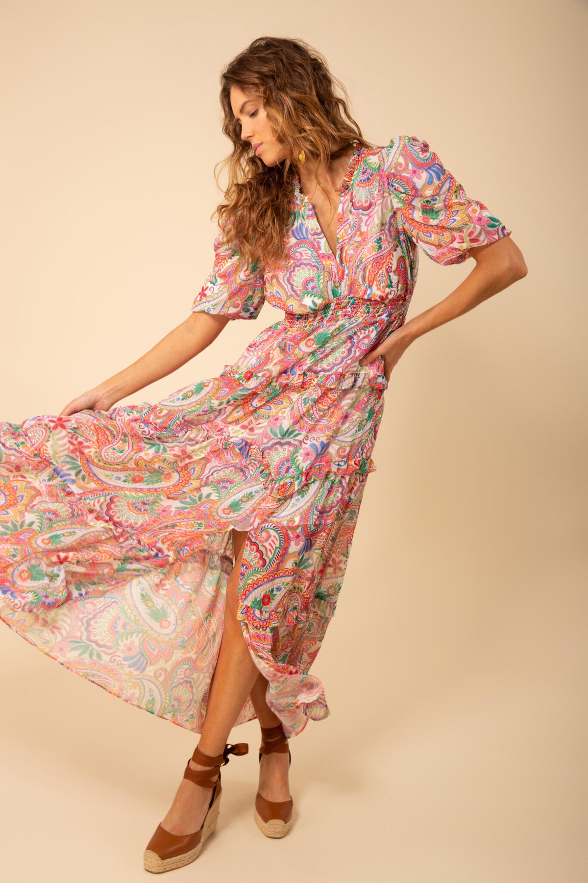 Rosalie Long Dress - Pink