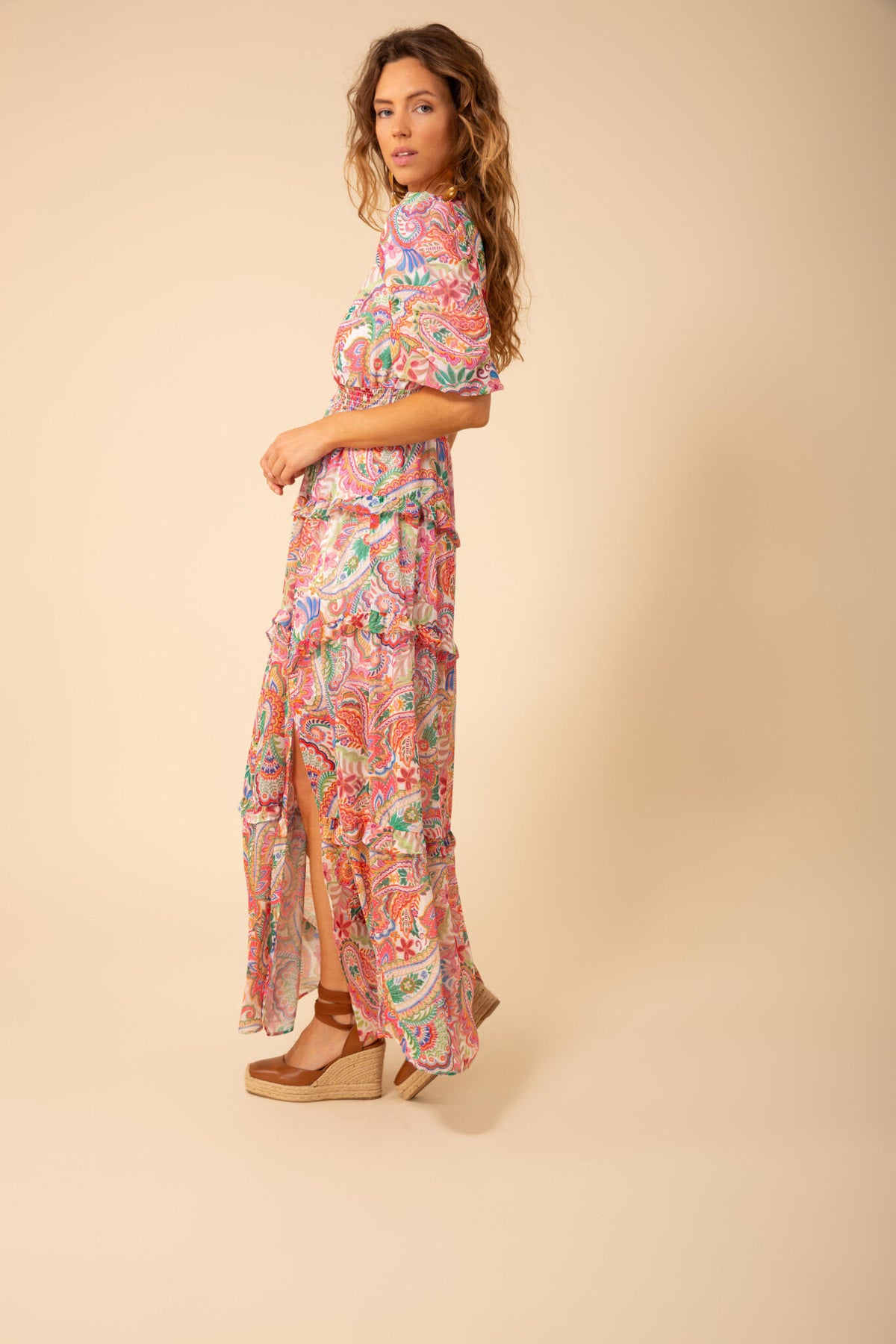 Rosalie Long Dress - Pink
