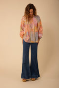 Gemma Blouse Silk Cotton - Peach