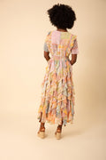 Aspen Dress Ruffle Skirt - Peach
