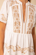 Teagan Linen Dress - Ivory