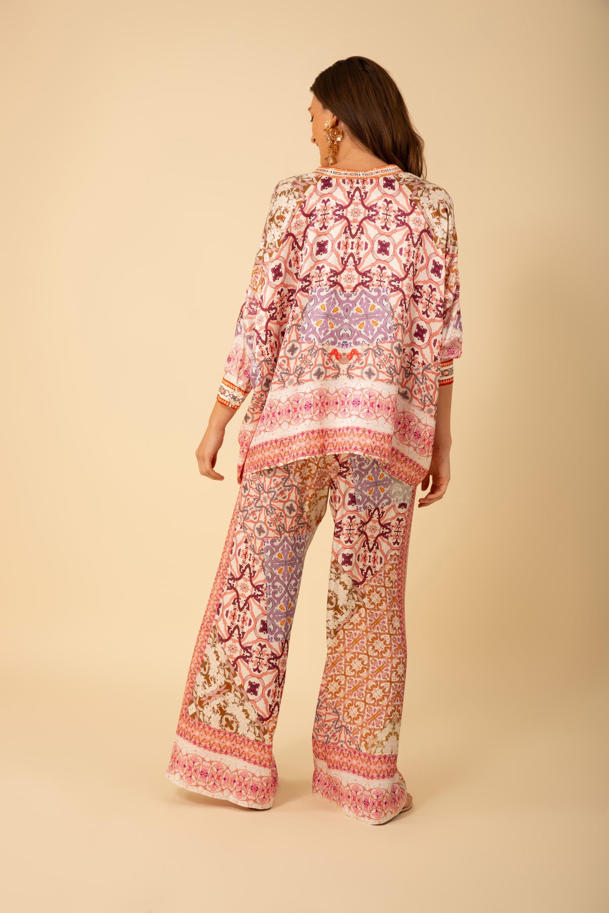 Alayah Top Silk-Viscose - Ivory