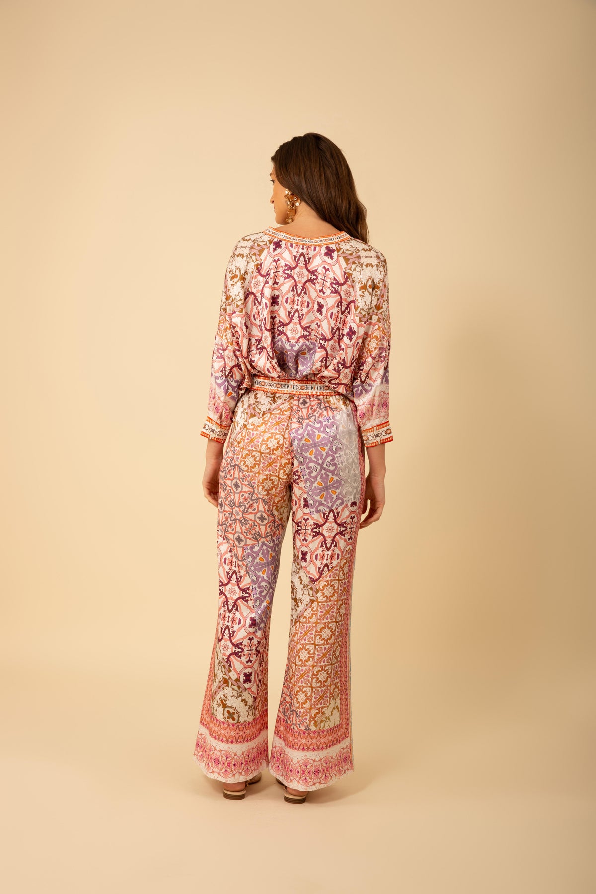 Winter Pants Silk-Viscose - Ivory