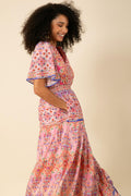 Alexis Long Dress - Pink