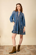 Gabriela Dress Tencel - Blue