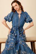 Wynter Dress Tencel - Blue