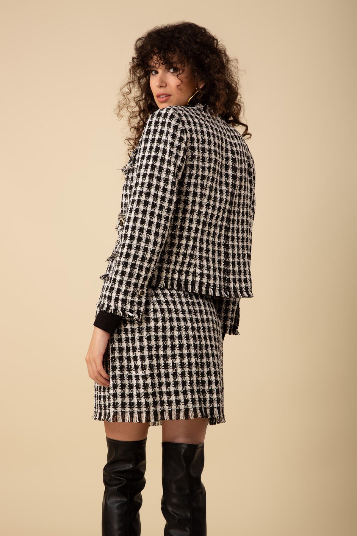 Malani Jacket Tweed - Black