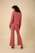 Malani Jacket Tweed - Coral