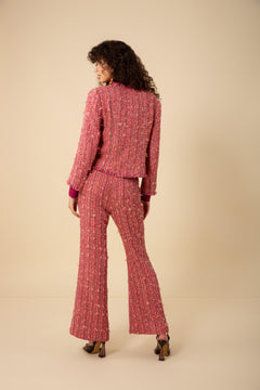 Malani Jacket Tweed - Coral