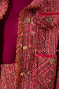 Malani Jacket Tweed - Coral