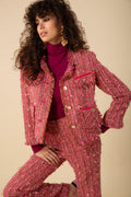 Malani Jacket Tweed - Coral