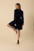 Alexa Dress Solid - Navy