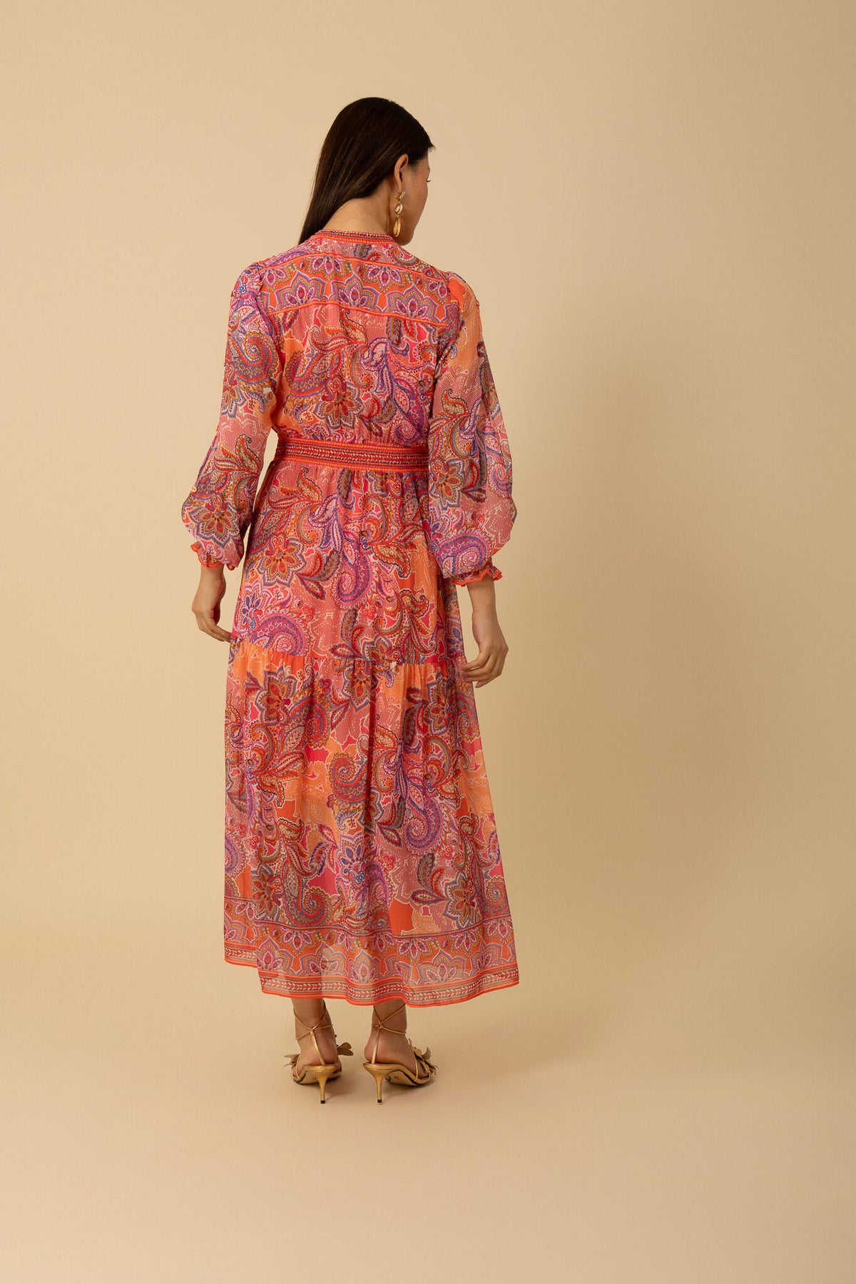 Shelby Long Dress - Rosa