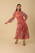 Shelby Long Dress - Rosa