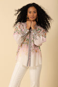Hanna Silk Blouse - Pink