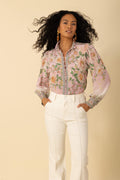 Hanna Silk Blouse - Pink