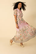 Haley Long Dress - Rosa