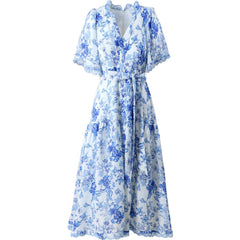 Emmalyn Long Dress - Blue