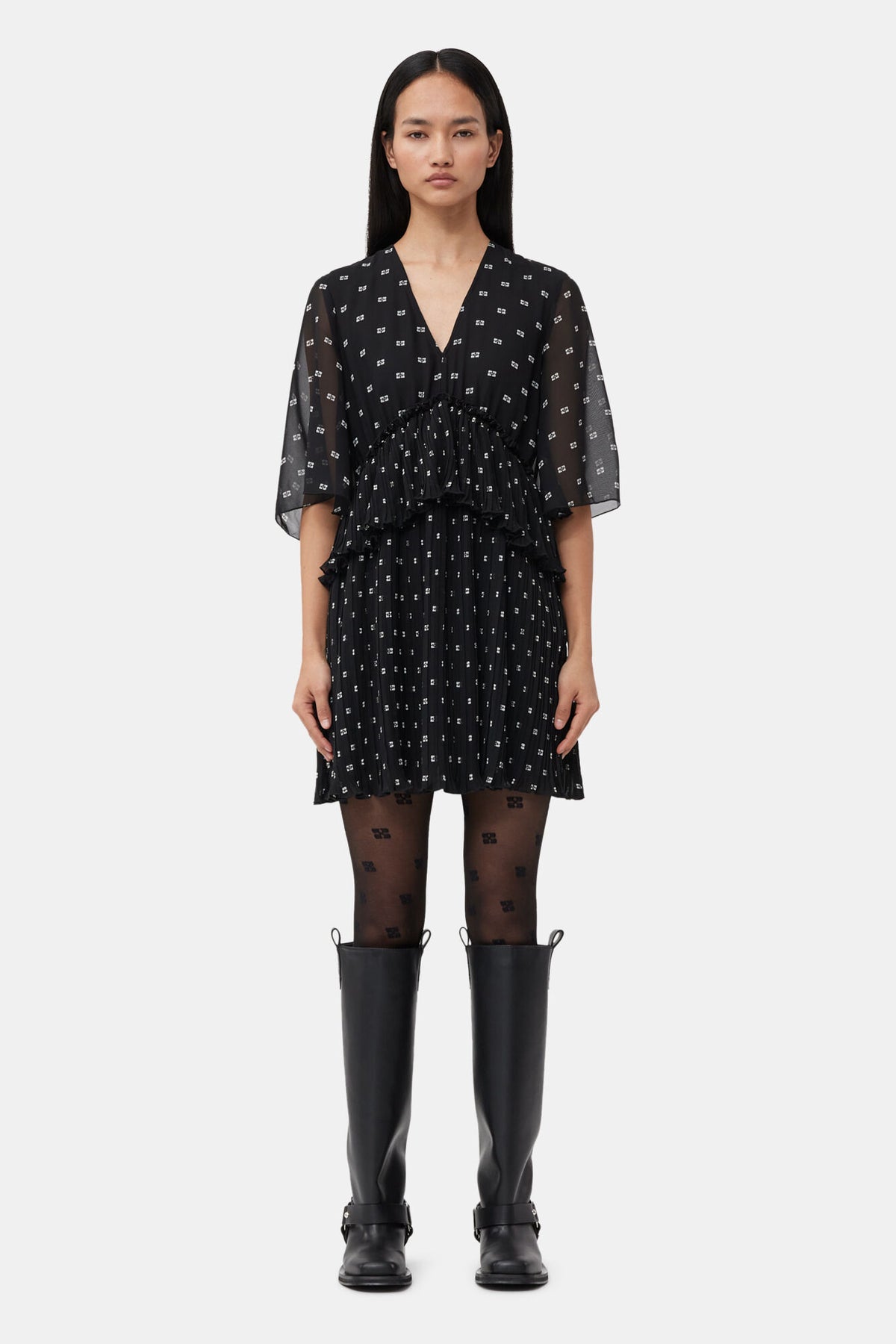 Butterfly Lace Tight - Svart