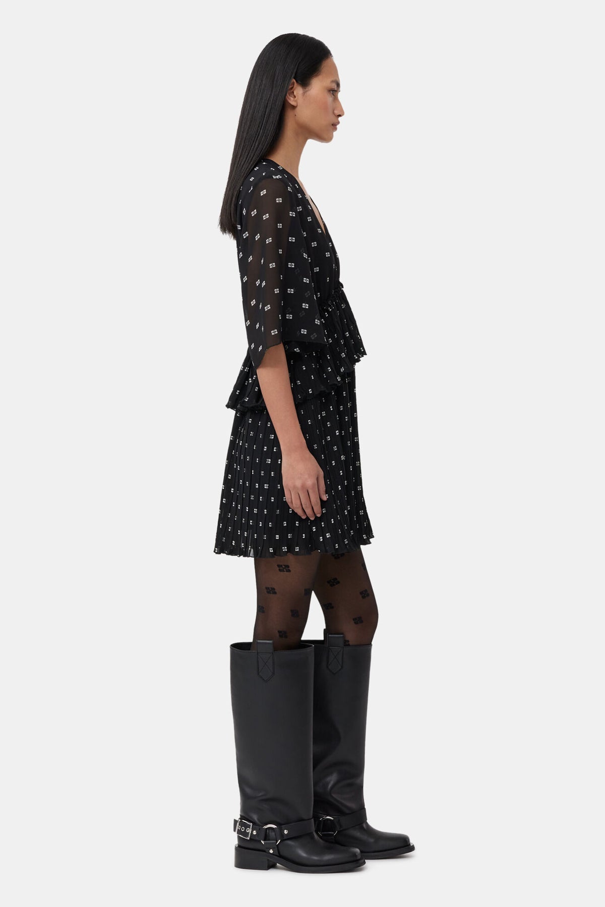Butterfly Lace Tight - Svart