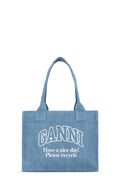 GANNI Large Easy Shopper Denim