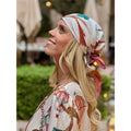 Leilany Silk Scarf - Vit