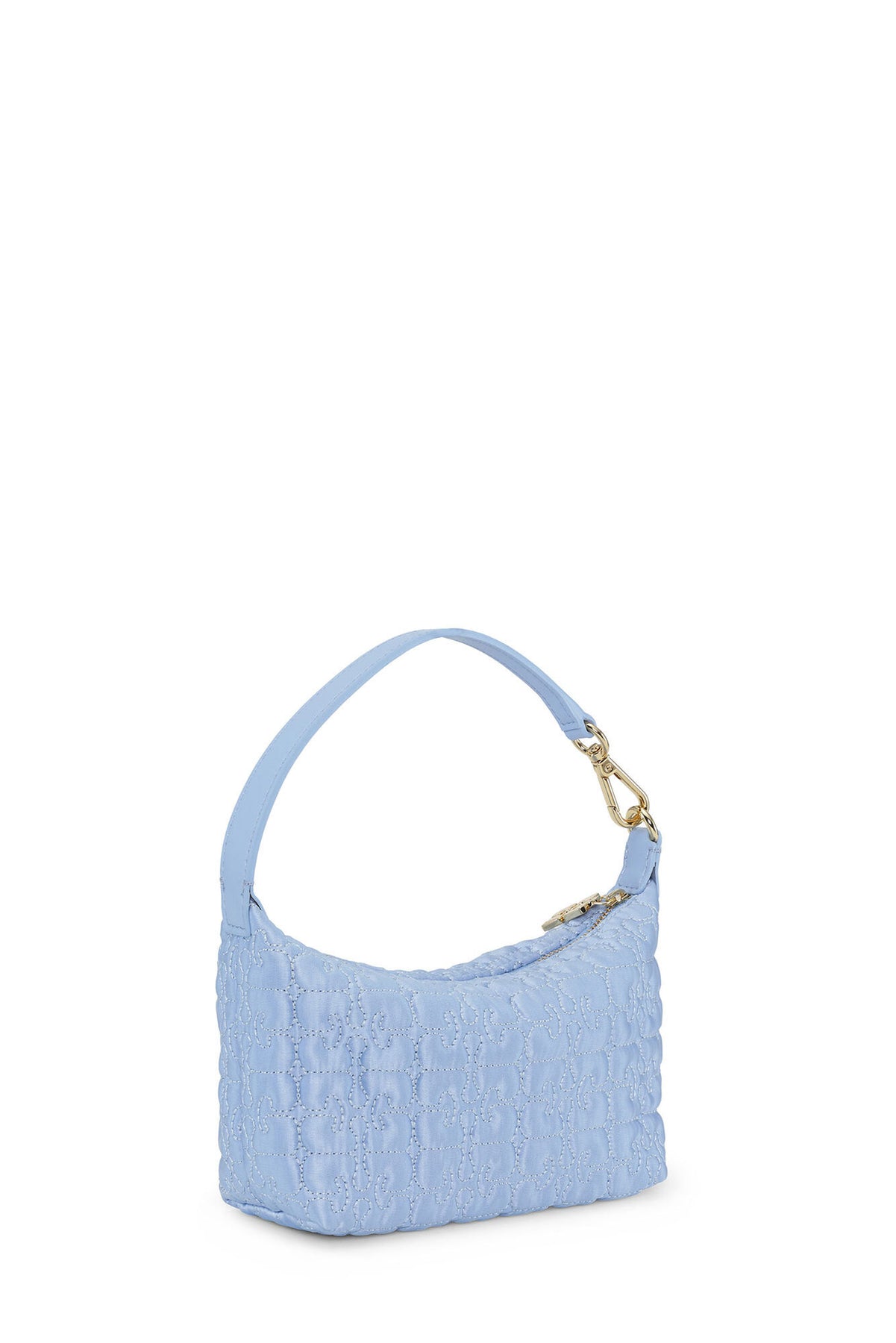 Butterfly Small Pouch Satin - Baby Blue