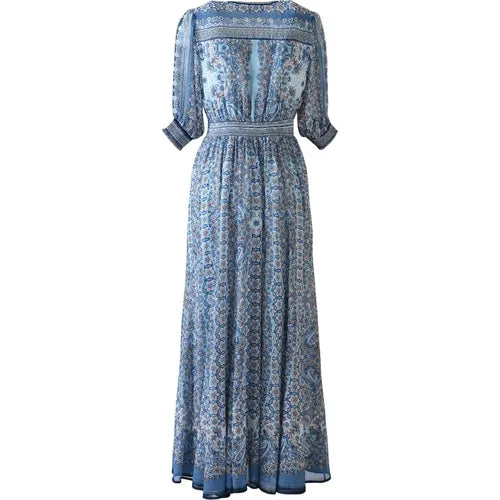 Ellison Dress - Blå