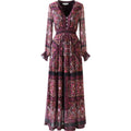 Marisol Dress - Vinröd