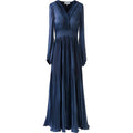 Alisson Solid Dress - Marinblå