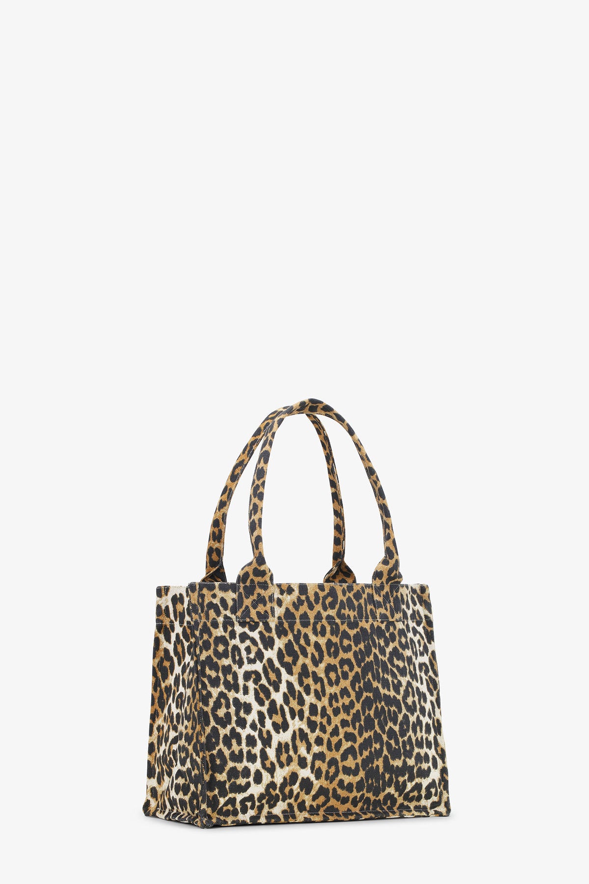 GANNI Large Easy Shopper Print - Leopard