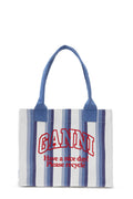 Large Easy Shopper Stripes - Dark Blue